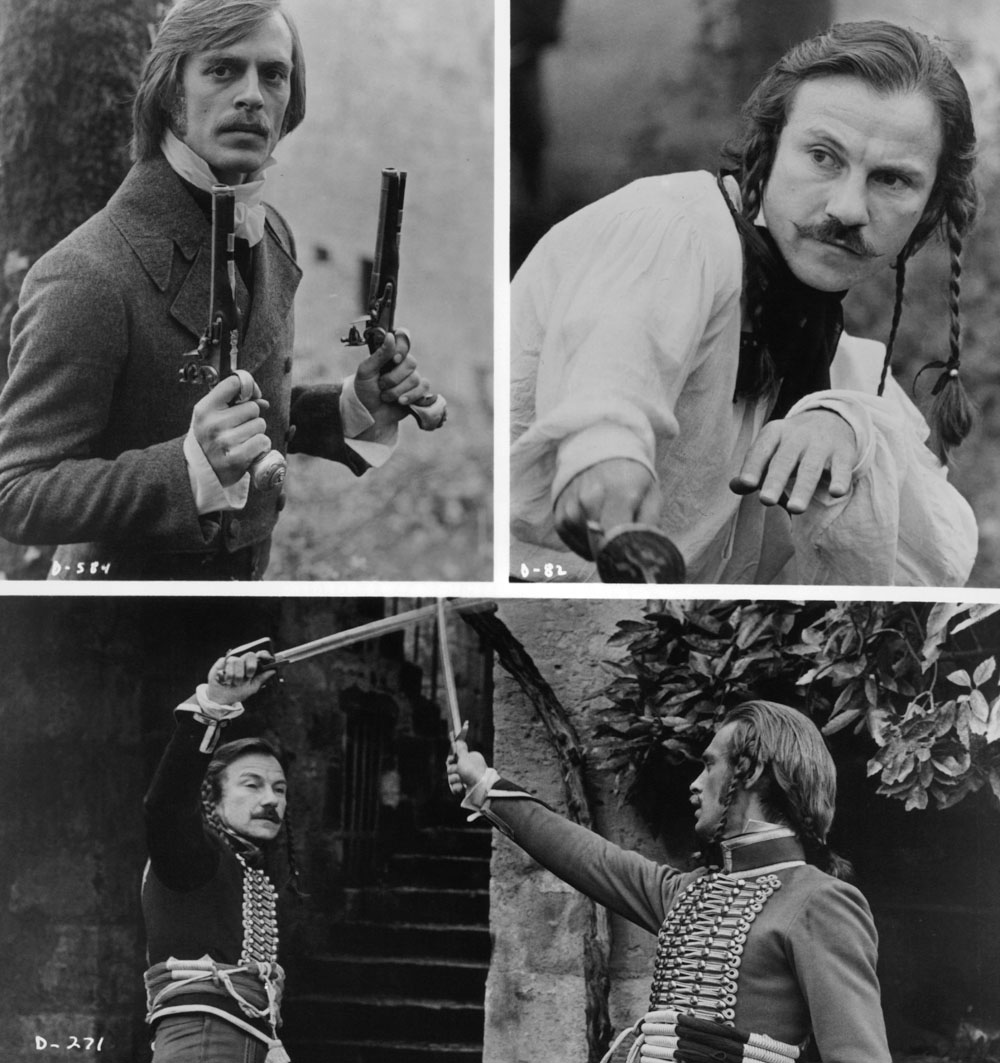 Keith Carradine & Harvey Keitel in scenes from the film The Duellests, 1977, photo: Paramount/Getty Images